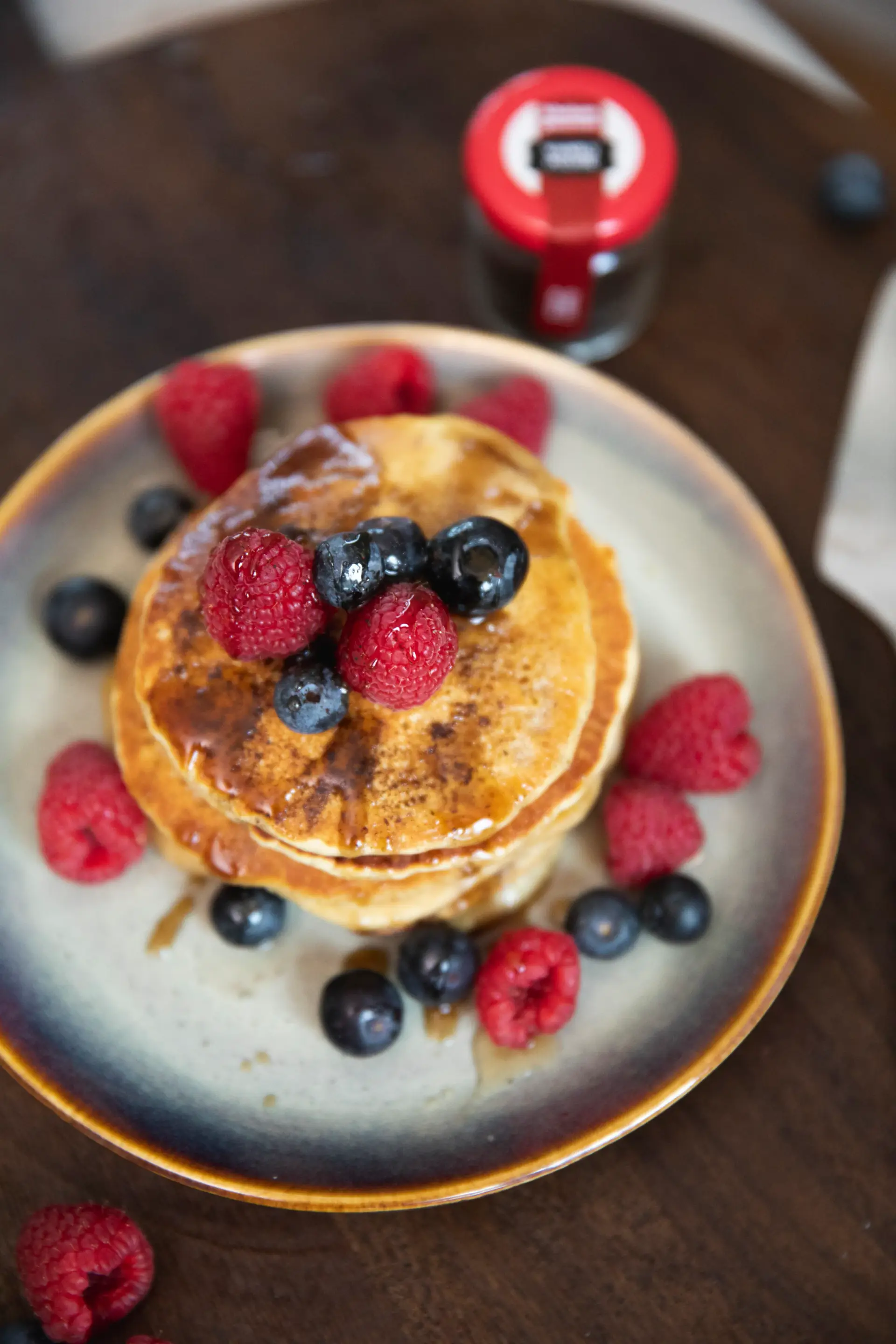Amerikanska pannkakor med vanilj