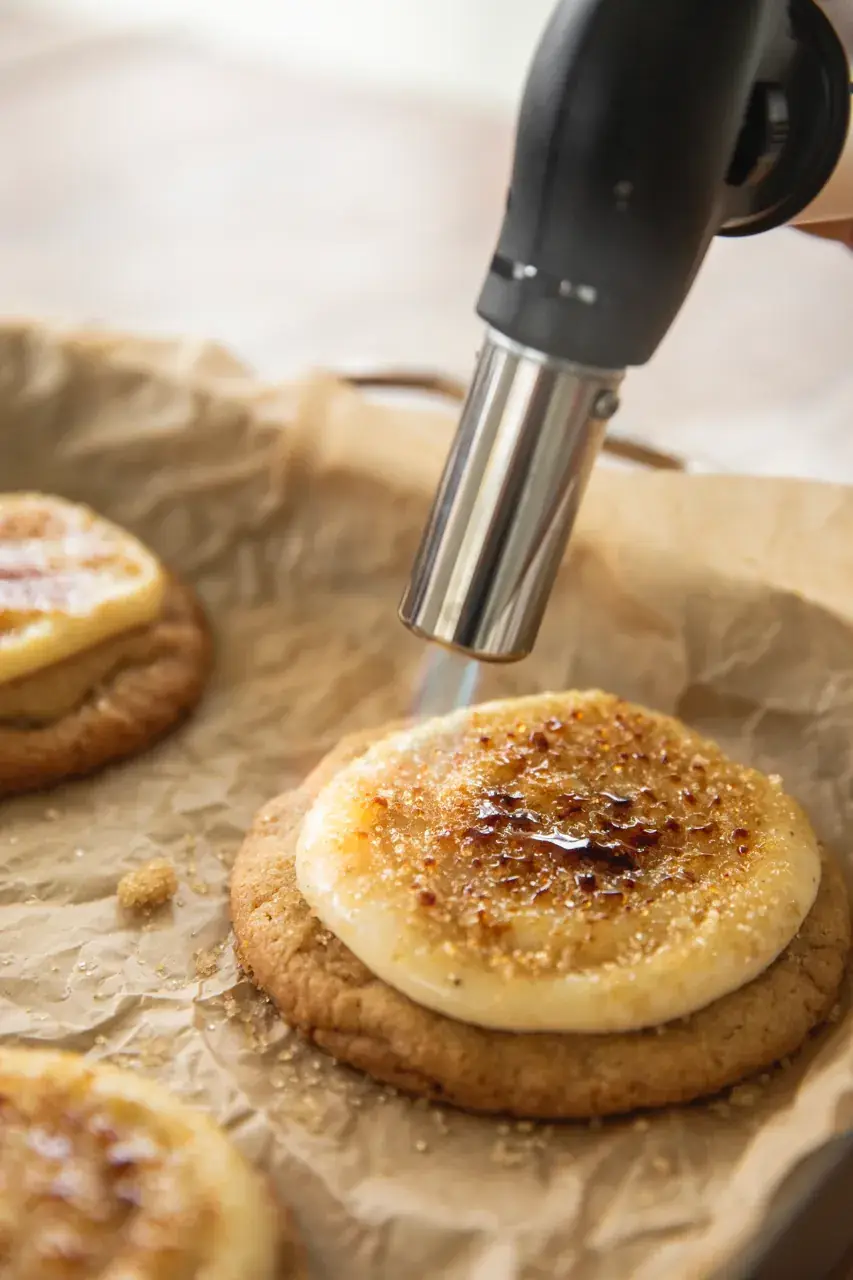Créme Brûlée Cookies (med & utan bränning)