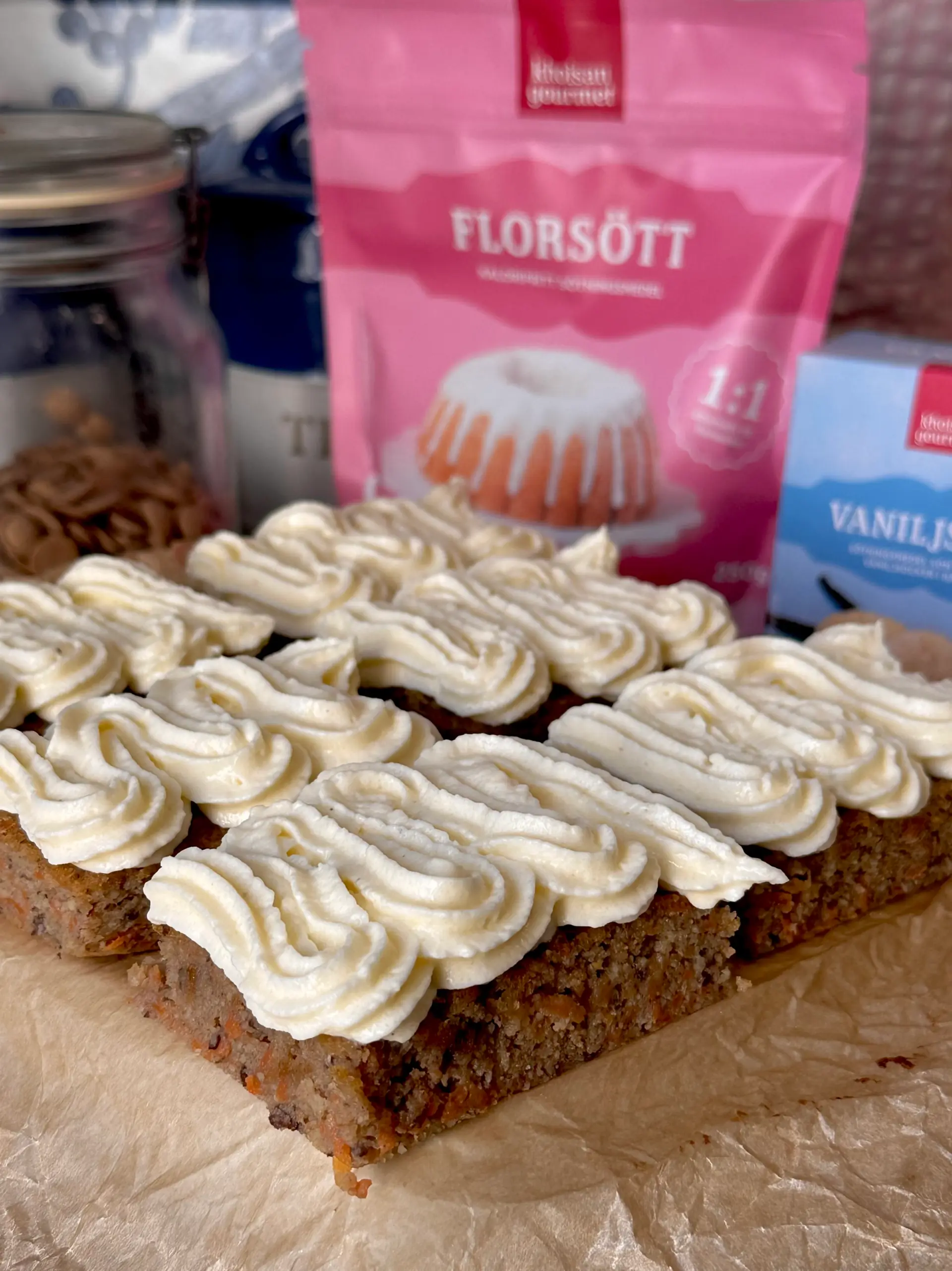 Glutenfri morotskaka utan tillsatt socker