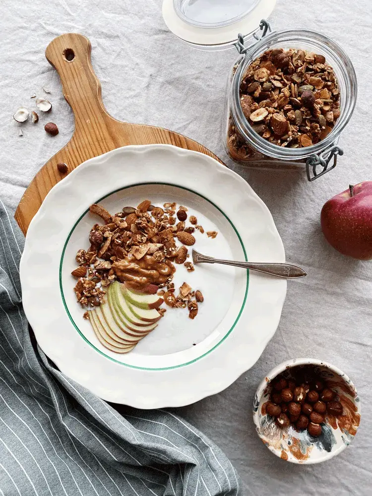 Granola med vanilj