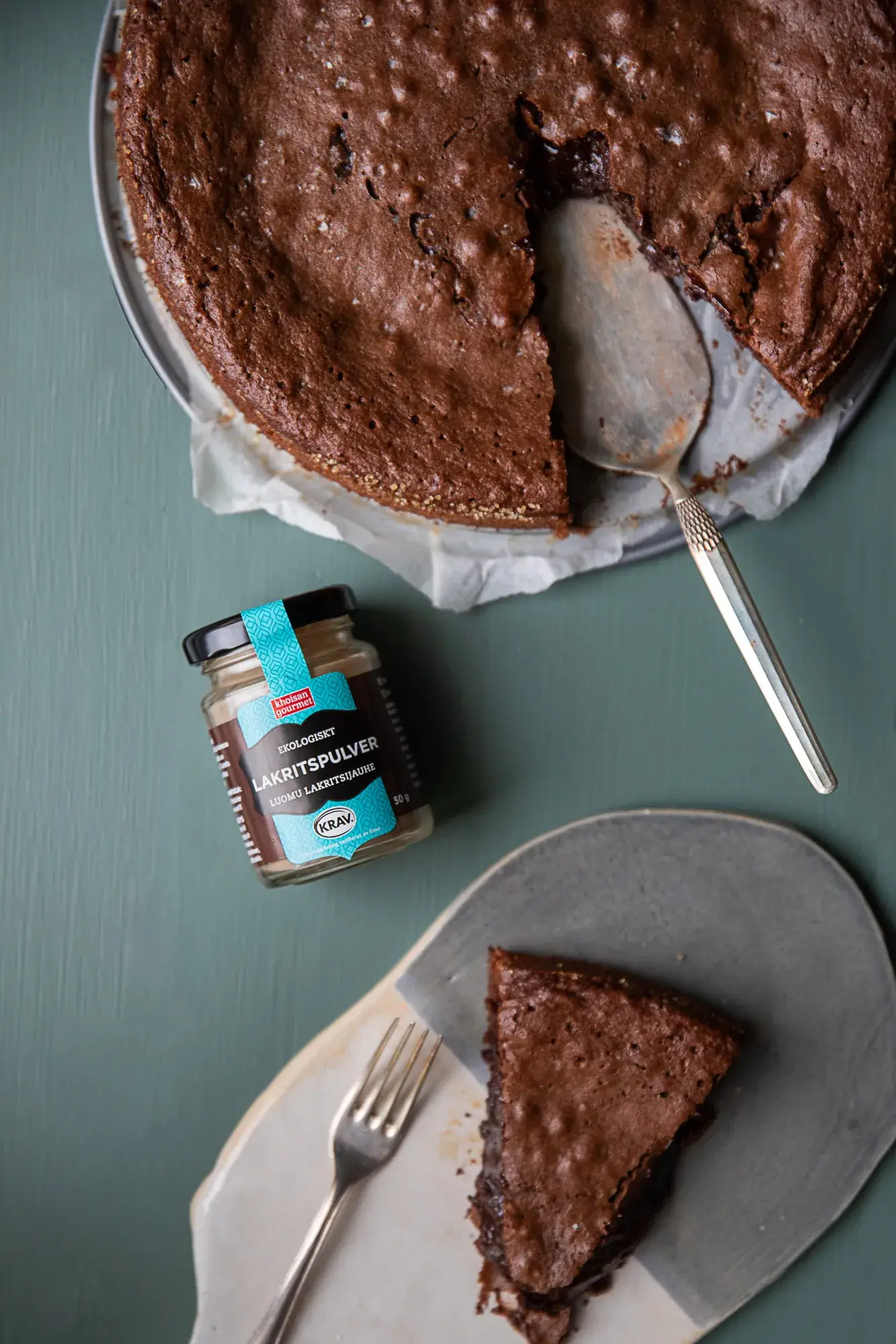 Lakritskladdkaka